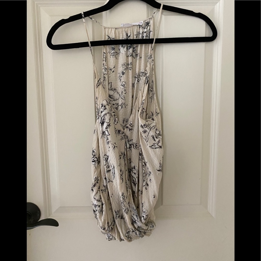 Beige spaghetti strap tank